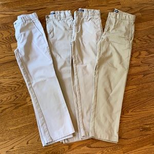 Boys khaki pants age 14 lands end & Nautica